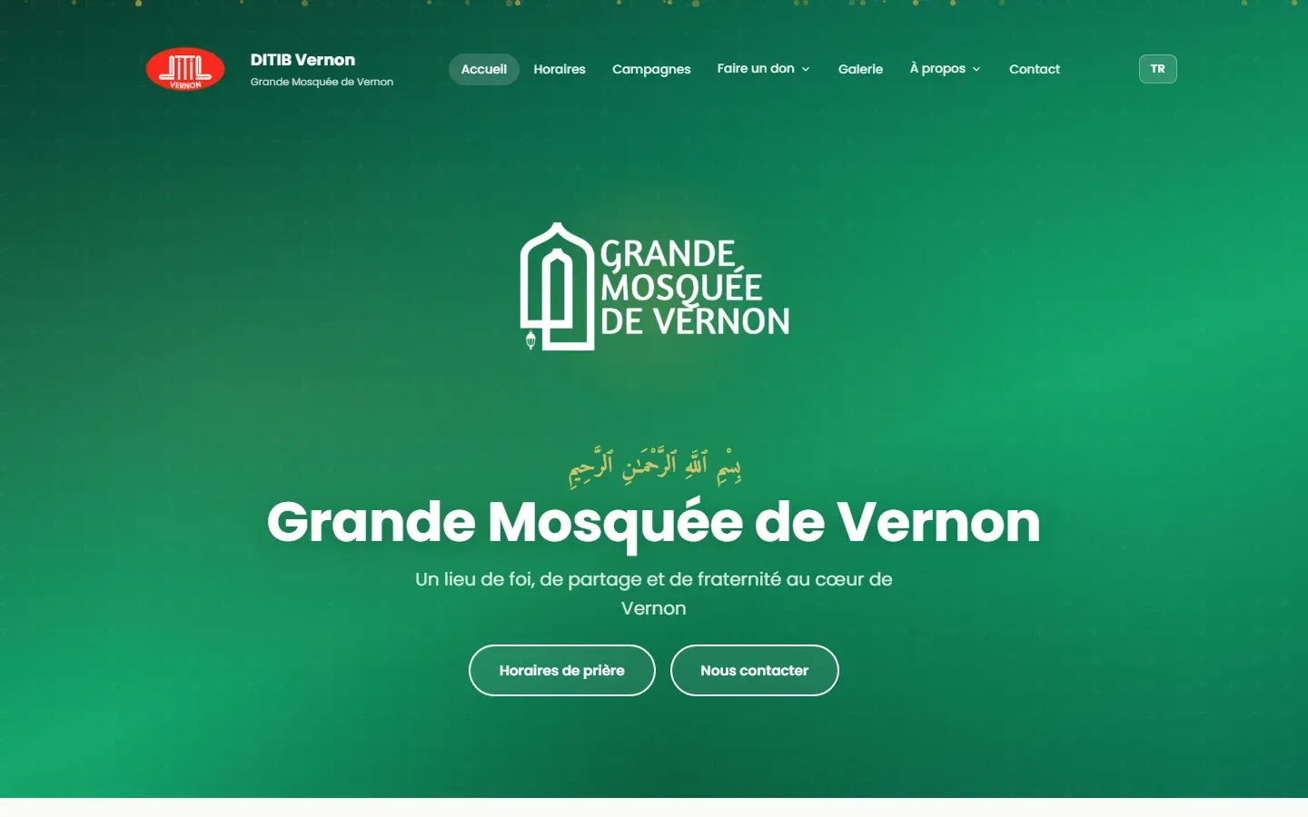 Aperçu du site DITIB Vernon